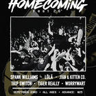 Greylab Presents: Homecoming Fest - Featuring: Spank Williams, Tiger Really, LöLä, Trip Switch, Jian & Kitten Co., and worrywart