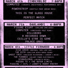 Near Dark Fest Night 2: Computer, Hillsboro, A Recorded Dawn, palace oaks, Figure Eight, Csilla's Star Is Gone