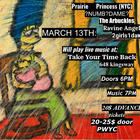 Prairie Princess (nyc), ?NUMB?DAME?, The Arbuckles, 2girls1daw, Ravine Angel